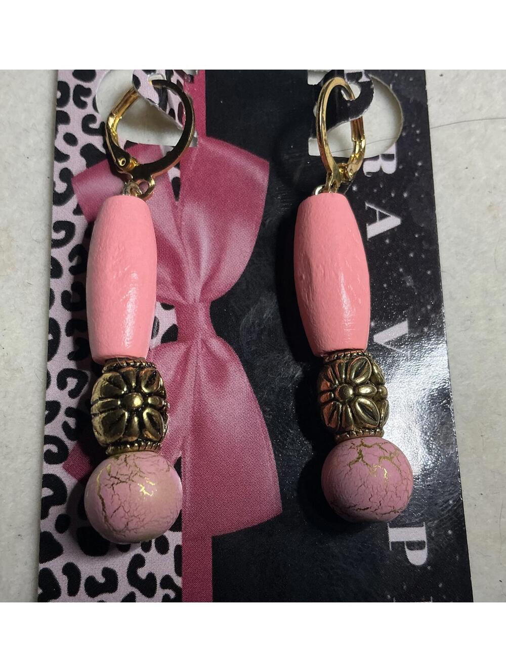 O21 Whipped Pink Earrings